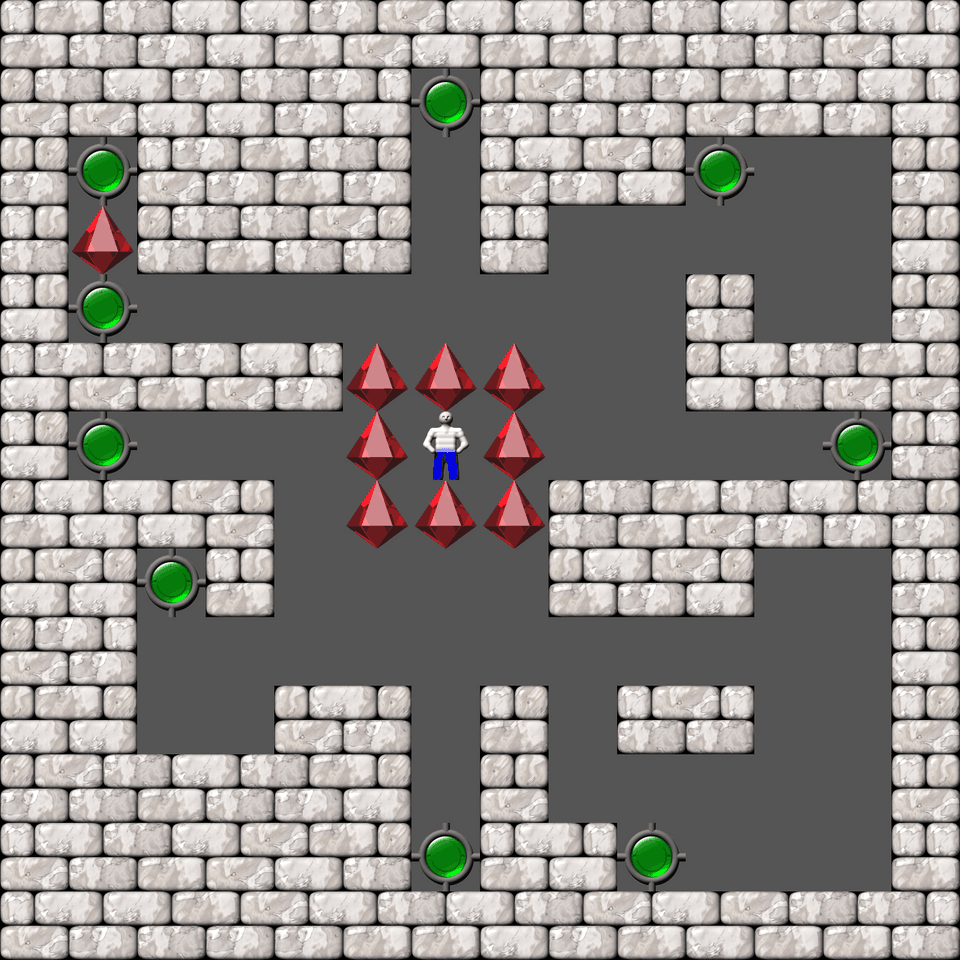 Сокобан More Bugs collections уровень 647